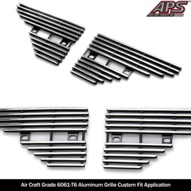 APS Compatible with 08-10 Ford F250 Fender Side Vent Main Upper Billet Grille Insert F65542A