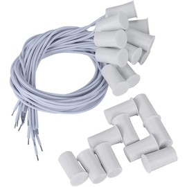 CYSFETENA 10Pcs 100VDC Recessed Door Sensor, 15mm-5mm Door Magnetic Sensor for Home Security Alarm Systems, Door Magnetic Sensors for Alarm Control Panels GND Port and N.C. Port