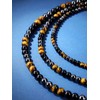 PiercingJak Men's Necklace Tiger's Eye Obsidian Hematite Gemstone Chain Men