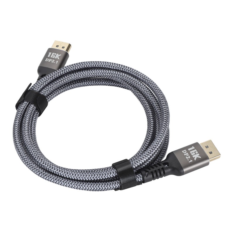 DisplayPort 2.1 Cable 16K 30Hz 40Gbps 3D Dynamic HDR Male