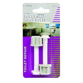 Aqua Plumb 0911 Toilet Seat Hinge Bolts, Bulk Pair