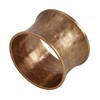 "SARO LIFESTYLE Collection Hammered Napkin Rings (Set of 4), Diameter: