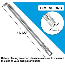 Set of 4 Replacement Burners for 36 Inch Blackstone Griddle