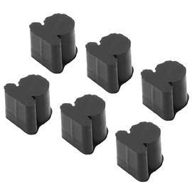 Horn Piston Rubber Pad, 7Pcs Noise Rotary Valve Rubber Buffering Stop for Euphonic Tuba with Pile Small
