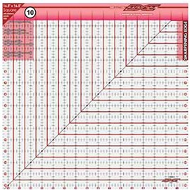 Sullivan 16-1/2-Inch-by-16-1/2-Inch The Cutting Edge Frosted Ruler
