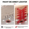 Uadme Depth Gauge Router, High Precision Wood Milling Height Gauge