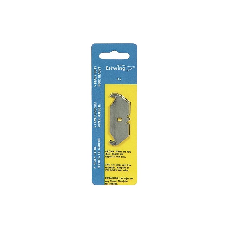 Estwing R-2 Roofing Knife Hook Pattern Replacement Blades - (5)