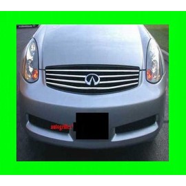 312 Motoring fits 2003-2008 Infiniti G35 Chrome Grille Grill KIT 2004 2005 2006 2007 03 04 05 06 07 08