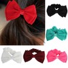 JUSTFOX - Bow hair bands in black