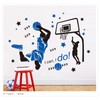 OCXEQJX 3D Blue Out of Space Milky Way Wall Decals