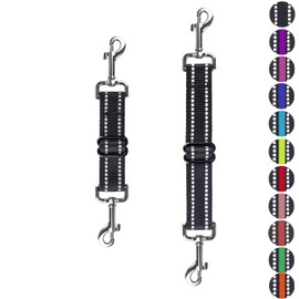 Prong Collar Safety Clip,2 Pcs Dog Safety Clip,Dog Leash Safety Clip,Adjustable Reflective Safety Clip for Prong Clip,Prong Collar Backup Prong Collar for Dogs