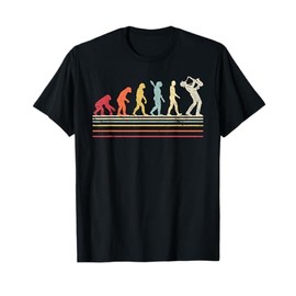 Funny Saxophone TShirt. Retro Vintage Evolution Of Man Shirt T-Shirt