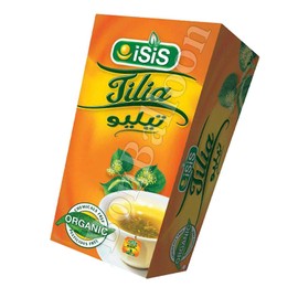 Isis Tilia Tila Tea 100% Egypt Egyptian Organic Natural Herbal Flower No Caffeine No Artificial Flavors No Artificial Coloring No Additives No Preservatives 20 Bags تيليو