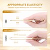 NAGARAKU Tweezers for Eyelash Extensions Curved Lash Tweezers Precision Pinzas