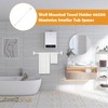 Showingo 24 Inch Clear Replacement Bathroom Towel Bar with Adjustable