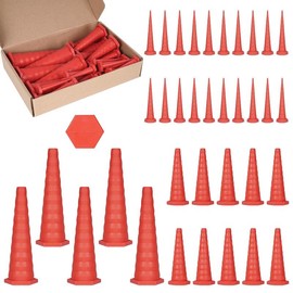 35 count Hydraulic Oil Service Plugs, Universal Rubber Plugs,Hydraulic Plugs Rubber, Industrial Hydraulic Hose Plugs for Oil Pipes, Hose, Irrigation, 5 Large, 10 Medium, 20 Small Szies - Color: 17Pcs