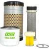 XYZIL Engine Oil Fuel Air Filter Kit Compatible with Kubota