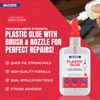 GH1200 (2-in-1) Super Glue for Plastic with Brush Applicator &