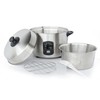 10 Cups Stainless Steel Cooker and Steamer
