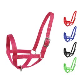 Derby Originals Adjustable Nylon Livestock Cattle Halters Available in Multiple Colors