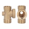 4 Ways Water Hose Splitter Brass G1in Pipe Adapter Connector
