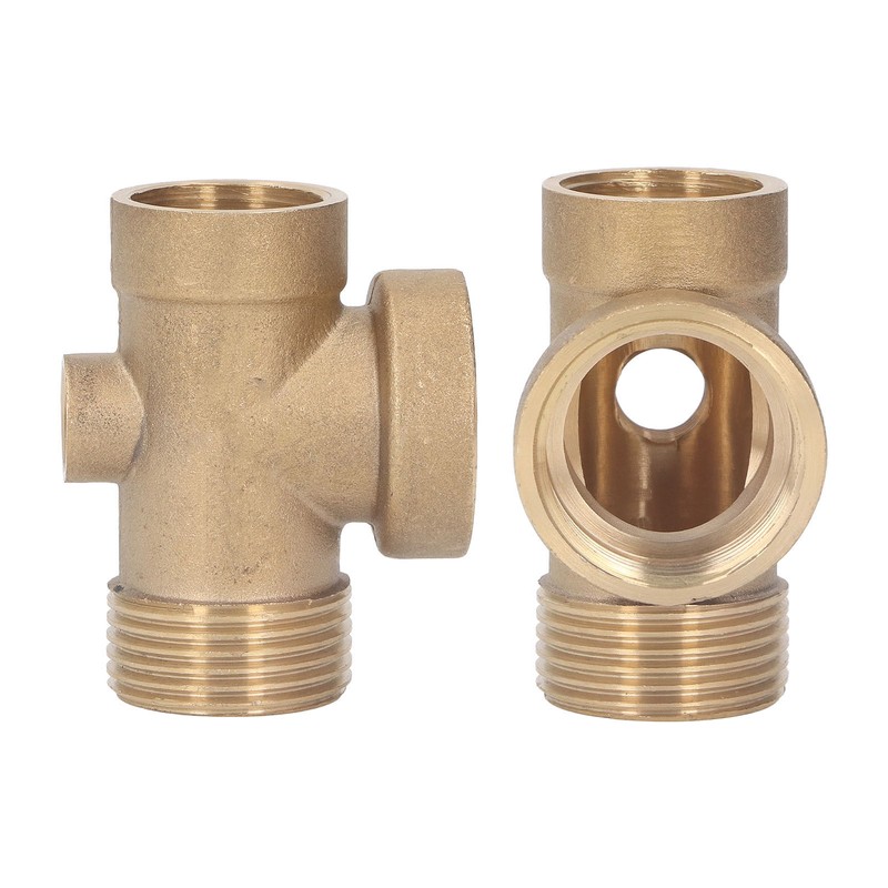 4 Ways Water Hose Splitter Brass G1in Pipe Adapter Connector