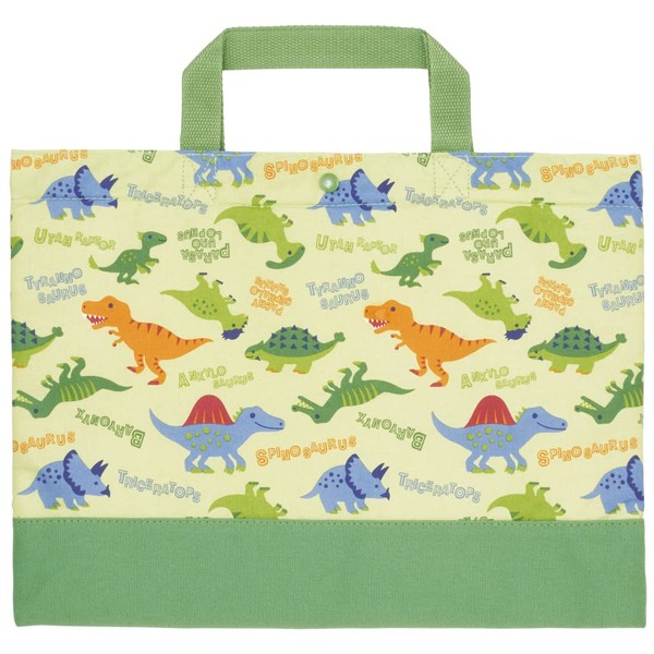 Skater KBL1-A Children's Tote Bag, Lesson Bag, Dinosaurus, Picture, Width 15.7 x Height 11.8 inches (40 x 30 cm)