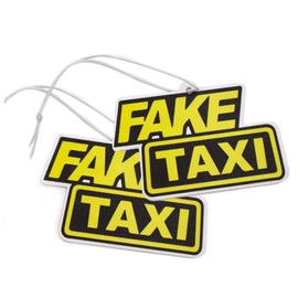 VmG-Store Set of 2 Air Freshener Air Freshener Tuning for Car Fragrance Dispenser Air Freshener Fragrance Funny Pendant Design (126 Fake Taxi)