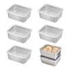Liroyal Square Bats (Set of 5) Deep Square Bats Storage