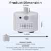 Ultra-Quiet Replacement Pump for Stainless Steel Cat Water Fountains -