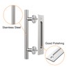 WINSOON 2 Pack12 Sliding Barn Door Handles Hardware with Flush