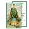 Saint Patrick Breastplate Prayer Card Blessed By His Holiness Pope