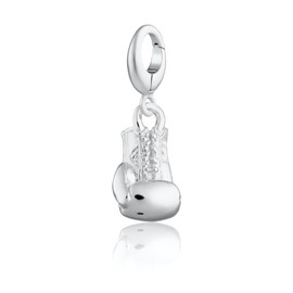 Lily Charmed - Sterling Silver Boxing Glove Charm