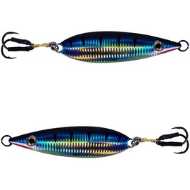 Palomar Flat Fall Jig Slow Pitch Vertical Iron Ocean Lure | MUSTAD Hooks-Owner Rings | Kevlar Assist Cord | 10 Colors-5 Weights | 6-Pack / 2-Pack Bulk Prices | Evolutionary Graphene Paint | US Owned