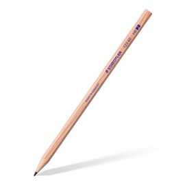 Staedtler Natural pencils, wood from PEFC certified, sustainably managed forests, hardness HB, 12 pencils in cardboard packaging, 123 60-2