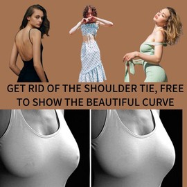 TPOLAU Adhesive Bra Strapless Sticky Invisible Push up Silicone Bra for Women Push Up Backless Dress with Nipple Covers UnderwireWrinkle-Free Bra Skin Color