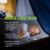 Neporal Amber Light Bulbs 9W, Soft Warm Sleep Light Bulbs