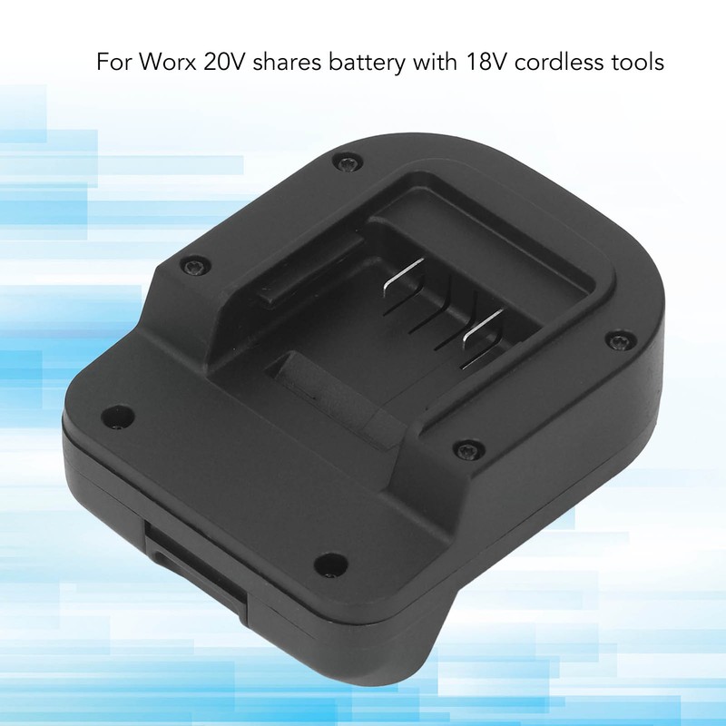 Battery Adapter Converter ABS Electrical Accessories for Worx 20V to