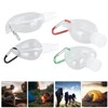 Msiud Travel Bottle Key Ring, Portable, Transparent Empty Plastic Bottle,
