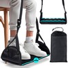 AGYM Travel Foot Rest with Flat Rigid Base Adjustable Folding