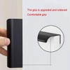 KYRYD 4 Pack Concealed Kitchen Cupboard Handles ，Finger Edge Pull