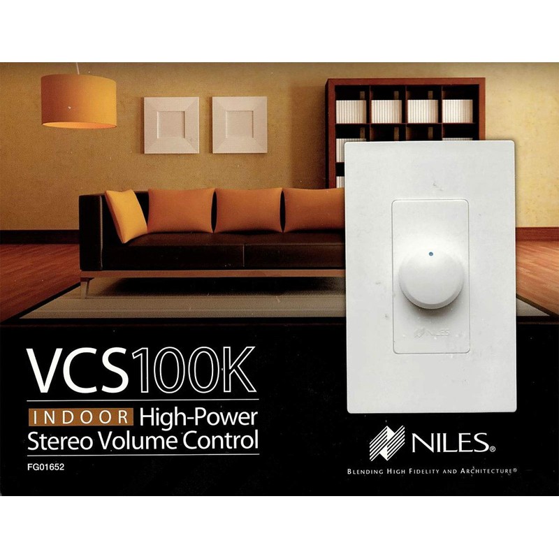 Niles VCS100K 2 Pack In Wall Volume Controls, Toggle Switch,