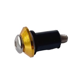 MotorToGo 1 x Gold Caped Motorcycle Windscreen WindShield Well Nut Compatible for 2014 Honda CBR1000RR ABS