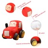 JOSON Cartoon Auto Plüschtier Simulation Bauernhof Traktor Gefülltes Plüschkissen für