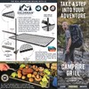 Zalderan Campfire Grill – Small, Lightweight 304 Stainless Steel Cooking