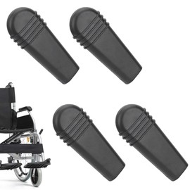 Niuhong 4 Pcs Brake Handle Brake Chair Wheels Cover Handle Accessories Chairs Wheels Spare Parts Chairs Wheels Actuator Covers Lever Brake Hand Chairs Wheels (Black)