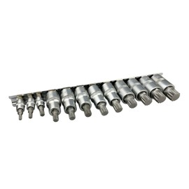 Haskyy 12-piece internal multi-tooth XZN sockets, multi-tooth set M4 M5 M6 M8 M9 M10 M11 M12 M13 M14 M16 M18