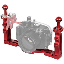 Yamart Underwater Camera Housing Securing Arm System Grip Base Set Scuba Diving Compatible Makers (GoPro, Olympus, Canon, Nikon, Sony) Color: Red