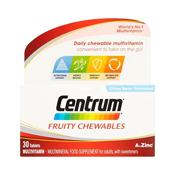 Centrum Advance Multivitamin & Mineral Tablets, 24 essential nutrients including Vitamin D, Complete Multivitamin Tablets, 30 tablets