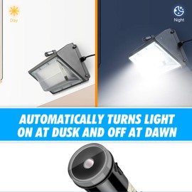 120-277VAC Photocell Sensor, Hard-Wired Dusk to Dawn Photoelectric Switch, Photo Eye Post Light Control, IP65 for Outdoor Security Lighting, UL Listed